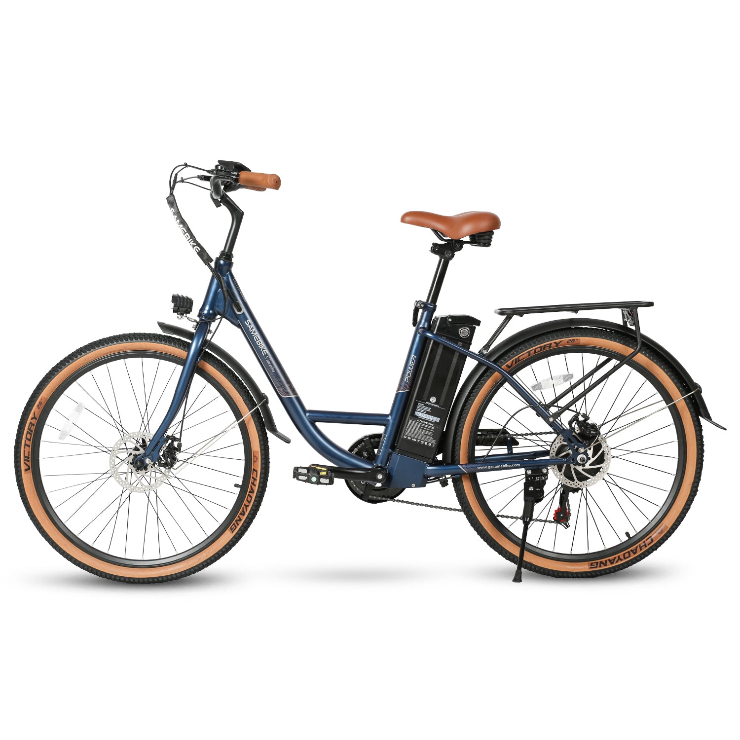 Samebike TDE10Z – elektrinis miesto dviratis, lengvas rėmas ir patogus dizainas