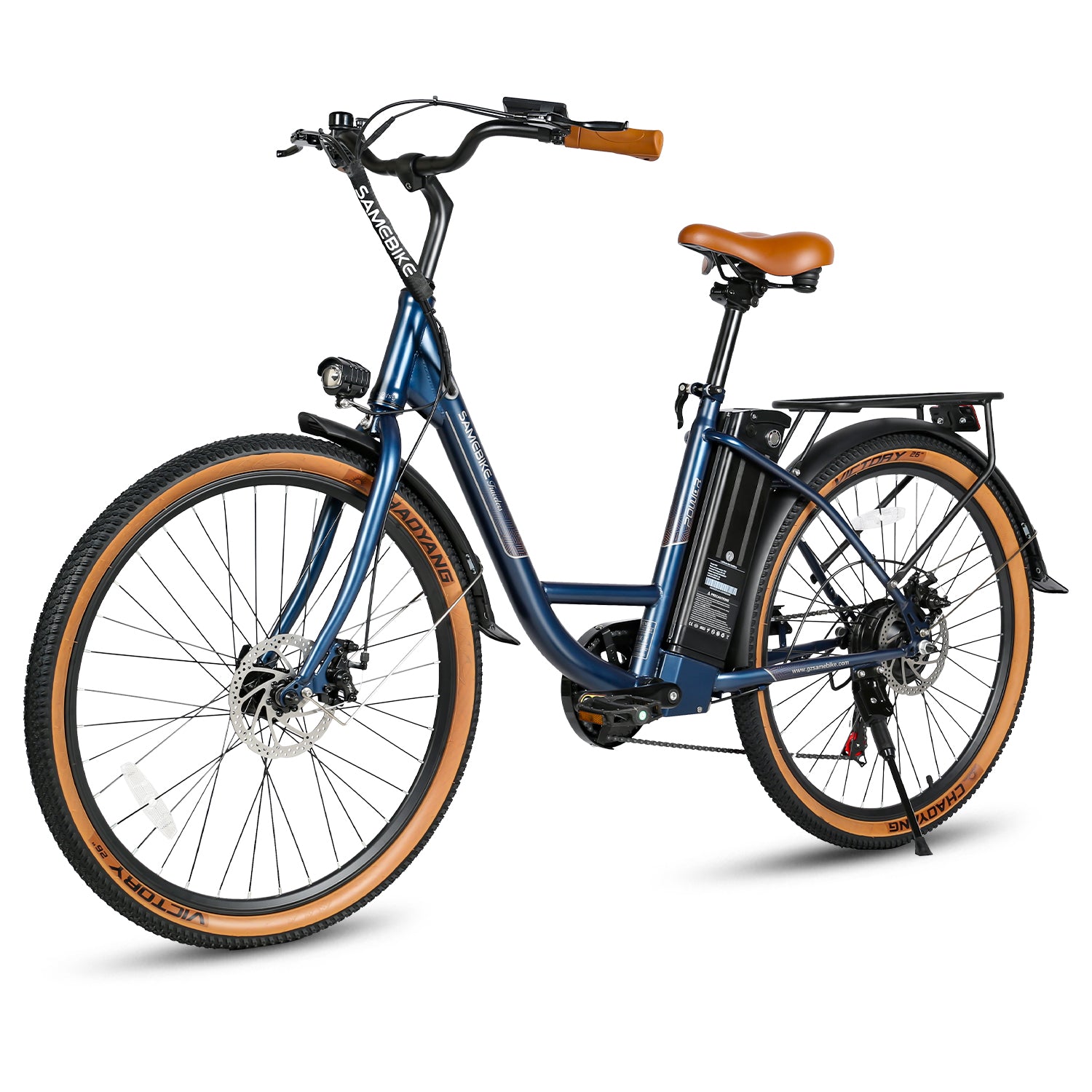 Samebike TDE10Z – elektrinis miesto dviratis, lengvas rėmas ir patogus dizainas