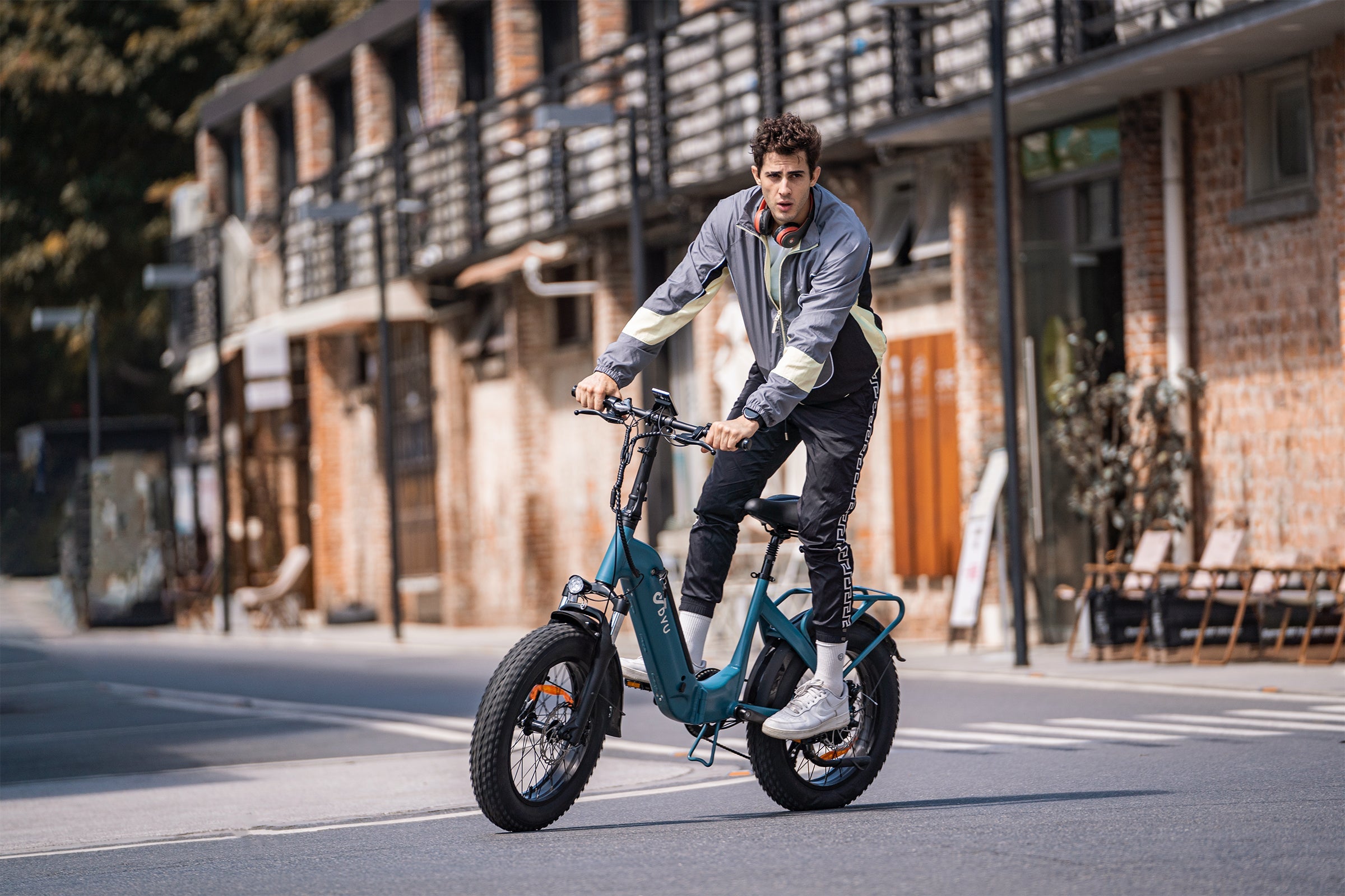 DYU FF500 Fat Tire E-Dviratis – 20 colių, 48V, Miestui ir Bekelei