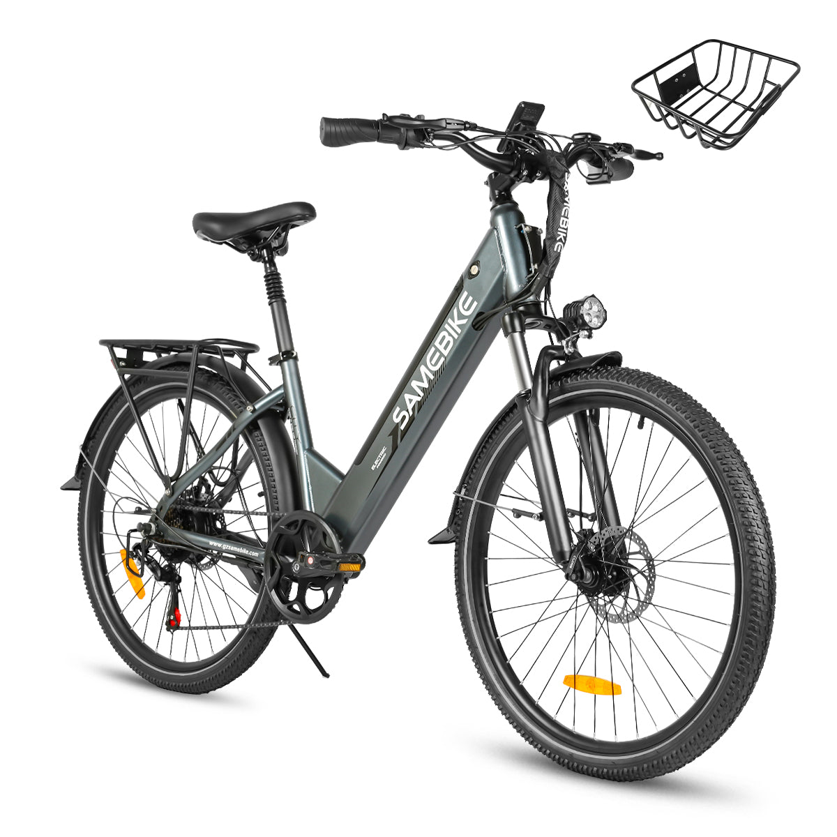 SAMEBIKE RS-A01 Pro-T – 500W Miesto Elektrinis Dviratis su 36V 15Ah Baterija ir 26" Padangomis