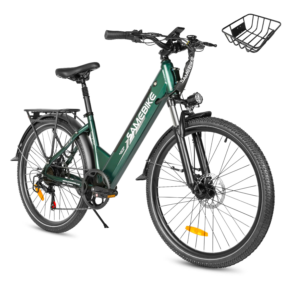 SAMEBIKE RS-A01 Pro-T – 500W Miesto Elektrinis Dviratis su 36V 15Ah Baterija ir 26" Padangomis