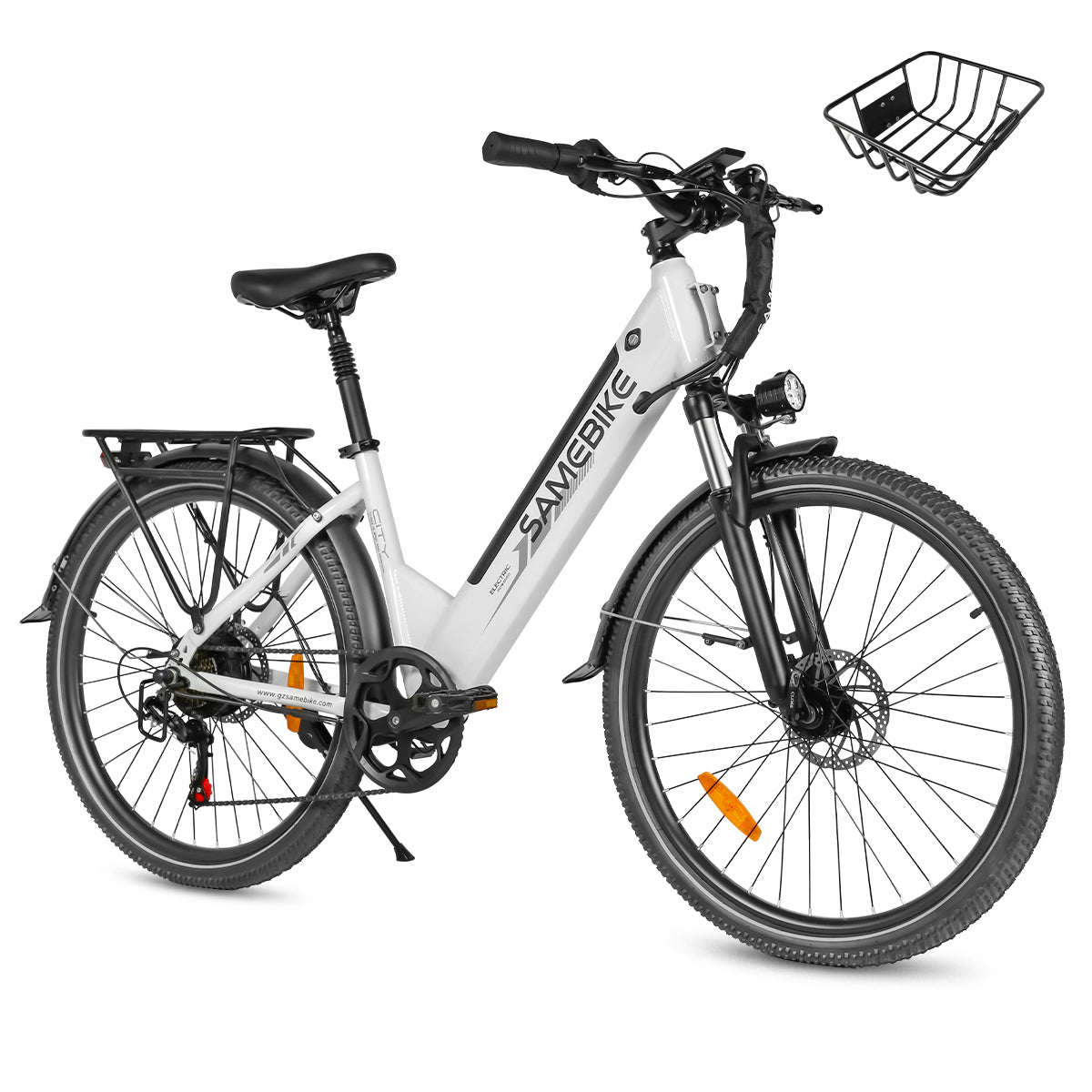 SAMEBIKE RS-A01 Pro-T – 500W Miesto Elektrinis Dviratis su 36V 15Ah Baterija ir 26" Padangomis