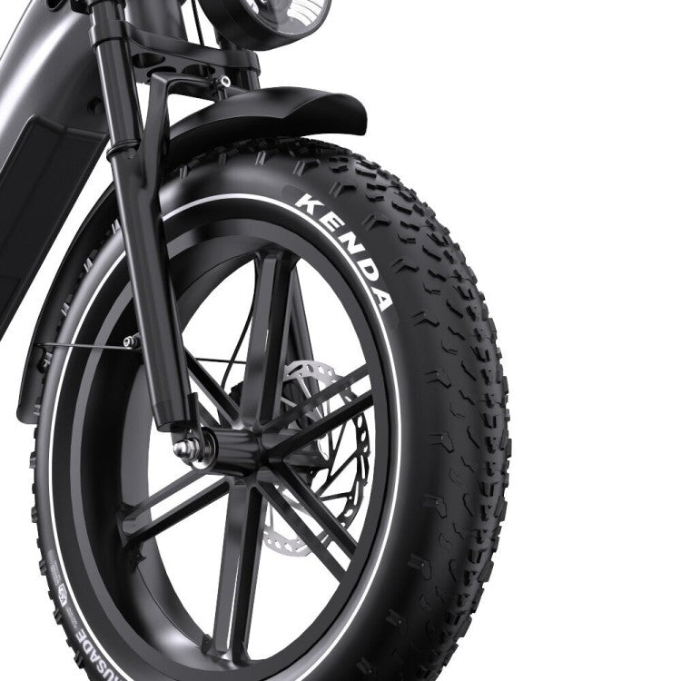 Onesport OT08 Pro – 20" Fat Bike su Dvigubomis Baterijomis 1728Wh ir 500W Varikliu