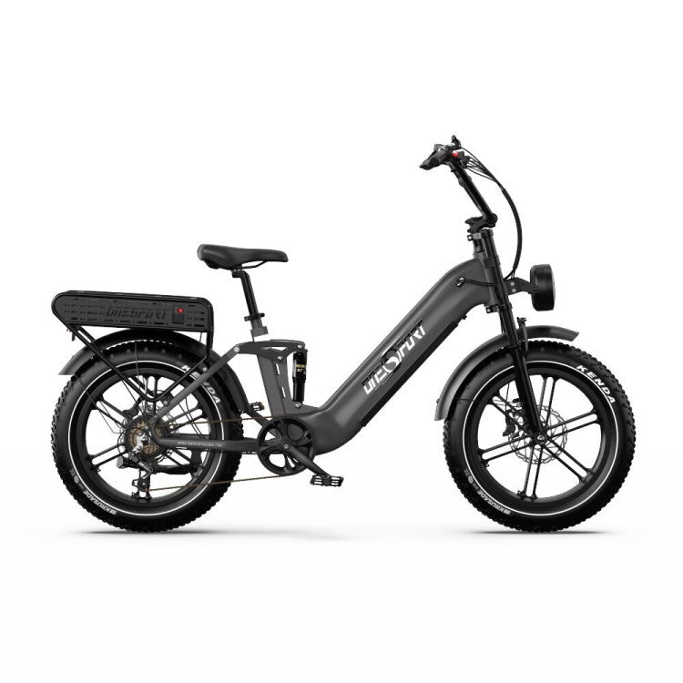 Onesport OT08 Pro – 20" Fat Bike su Dvigubomis Baterijomis 1728Wh ir 500W Varikliu