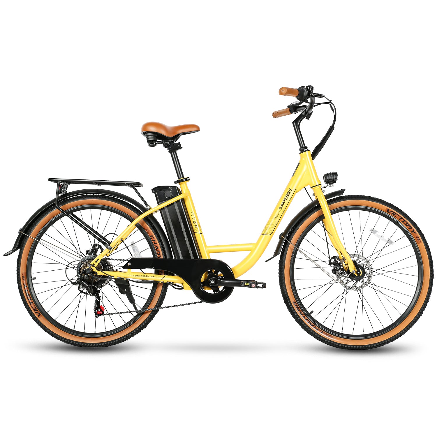 Samebike TDE10Z – elektrinis miesto dviratis, lengvas rėmas ir patogus dizainas