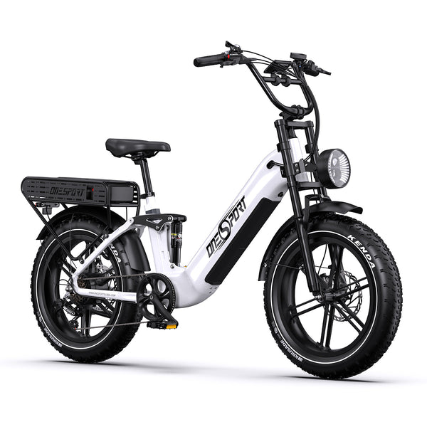 Onesport OT08 Pro – 20" Fat Bike su Dvigubomis Baterijomis 1728Wh ir 500W Varikliu