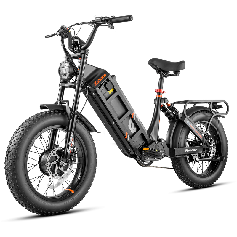 eAhora Juliet III – elektrinis dviratis 48V 60Ah, ilgo nuotolio modelis (iki 200 km)