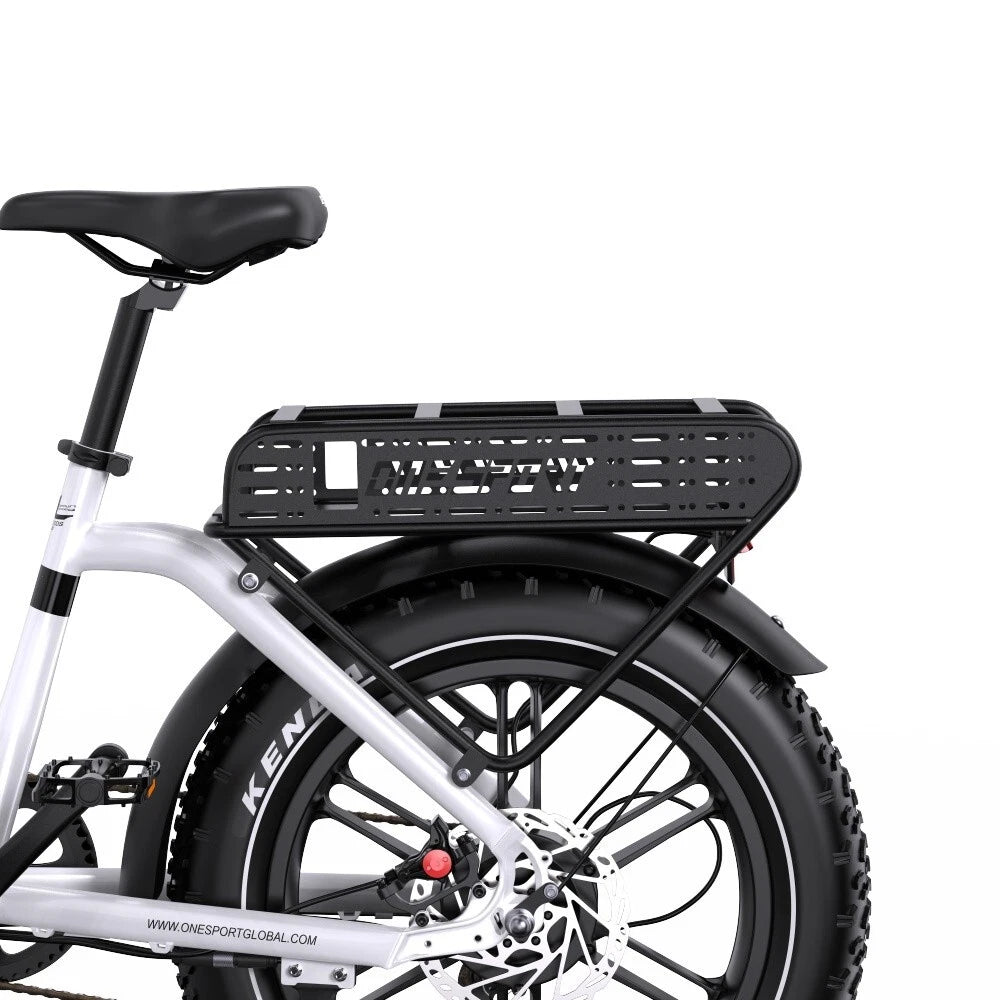 Onesport OT08 – 20" storos padangos, 500W variklis, 48V baterija, sulankstomas rėmas