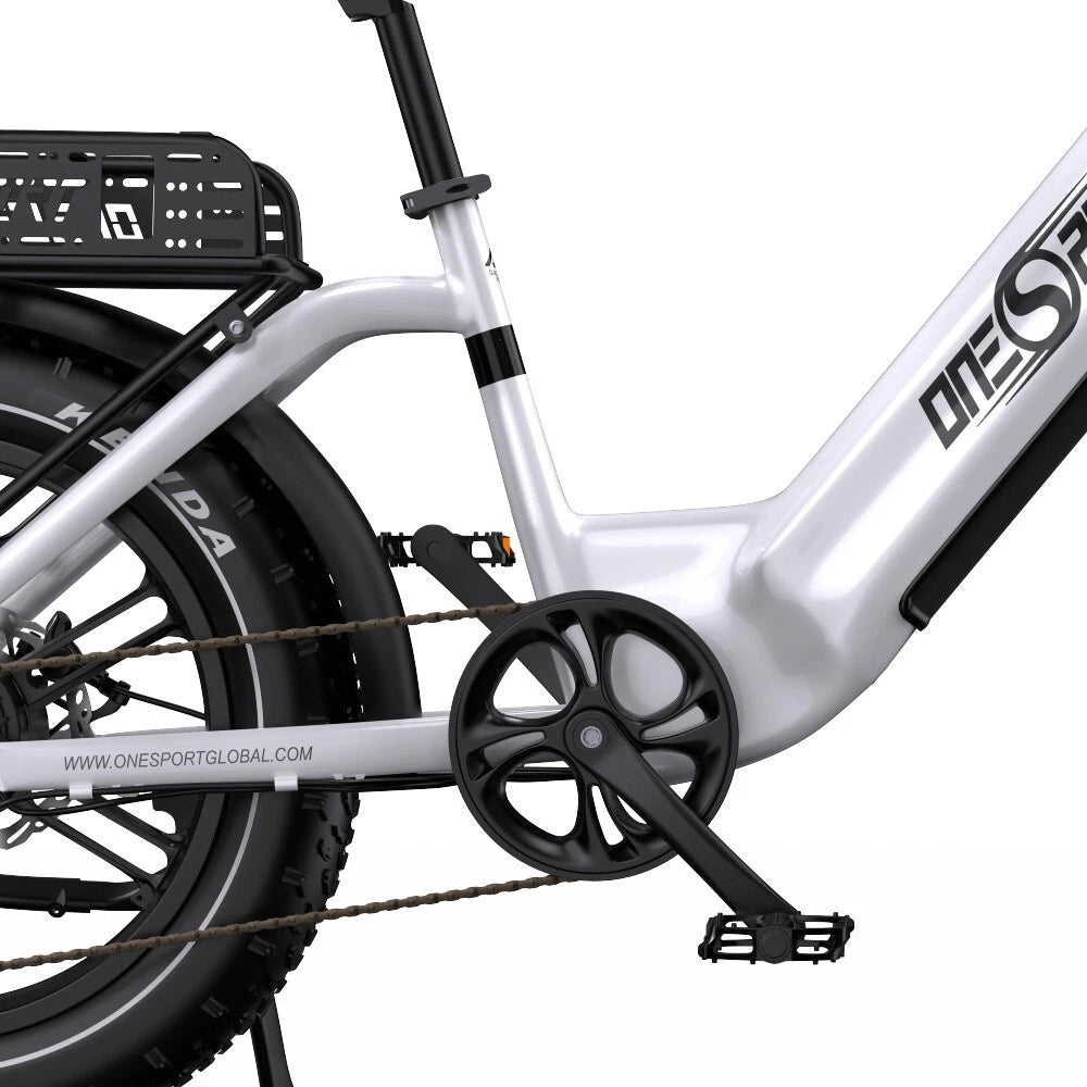 Onesport OT08 – 20" storos padangos, 500W variklis, 48V baterija, sulankstomas rėmas