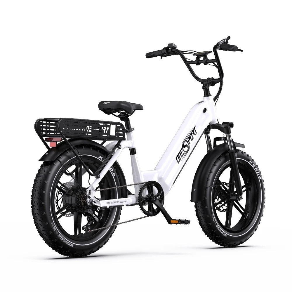 Onesport OT08 – 20" storos padangos, 500W variklis, 48V baterija, sulankstomas rėmas