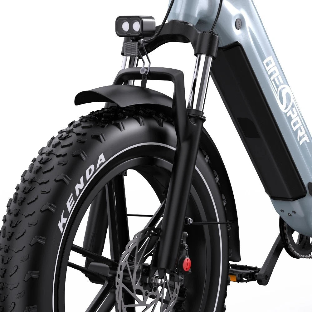 Onesport OT08 – 20" storos padangos, 500W variklis, 48V baterija, sulankstomas rėmas