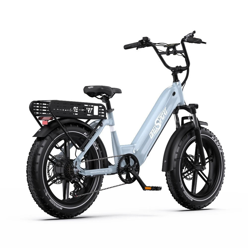 Onesport OT08 – 20" storos padangos, 500W variklis, 48V baterija, sulankstomas rėmas
