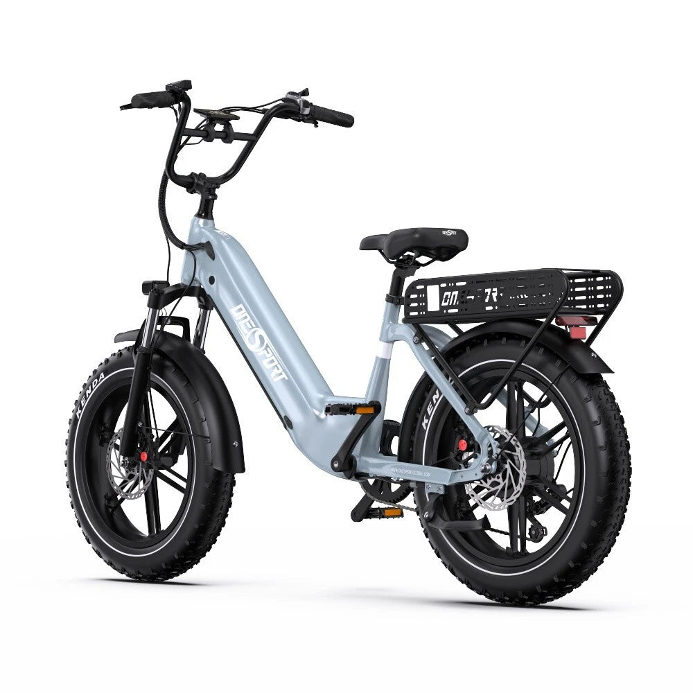 Onesport OT08 – 20" storos padangos, 500W variklis, 48V baterija, sulankstomas rėmas