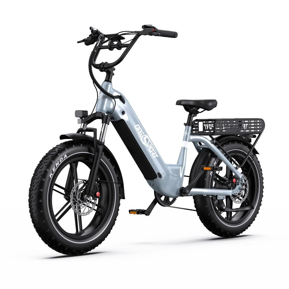 Onesport OT08 – 20" storos padangos, 500W variklis, 48V baterija, sulankstomas rėmas