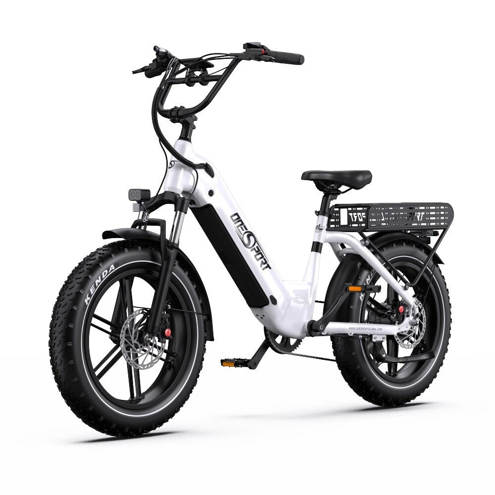 Onesport OT08 – 20" storos padangos, 500W variklis, 48V baterija, sulankstomas rėmas