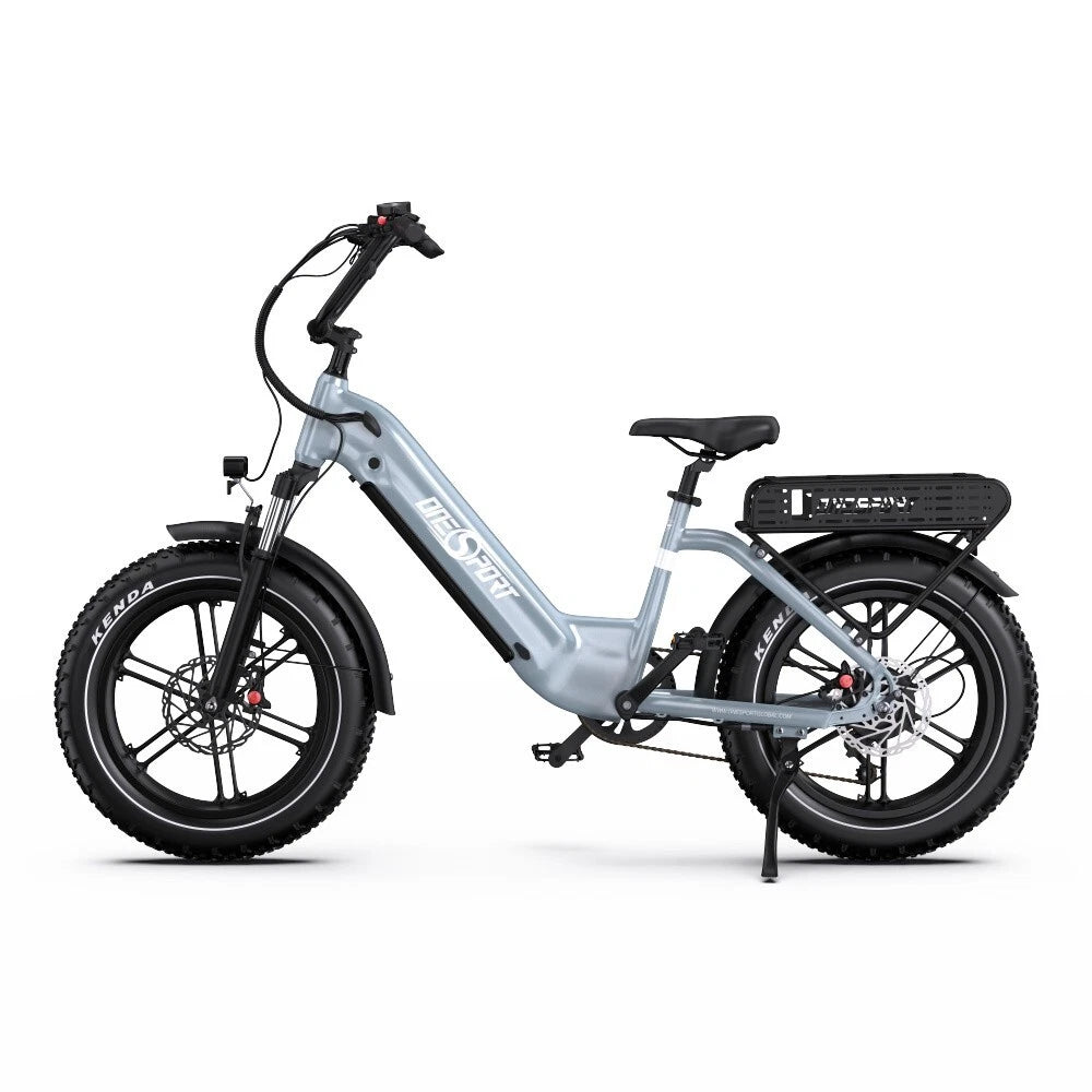 Onesport OT08 – 20" storos padangos, 500W variklis, 48V baterija, sulankstomas rėmas